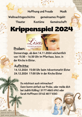 Flyer Krippenspiel