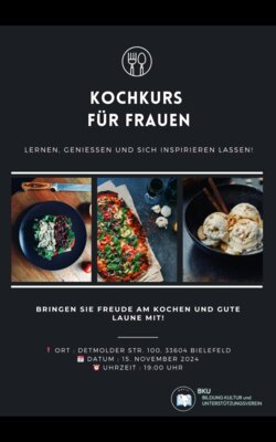 KOCHKURS FÜR FRAUEN (Bild vergr&ouml;&szlig;ern)