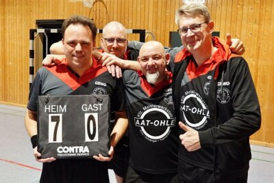 Foto zur Meldung: Sensation in der 4. Kreisklasse: SVS Tischtennis macht den Hattrick