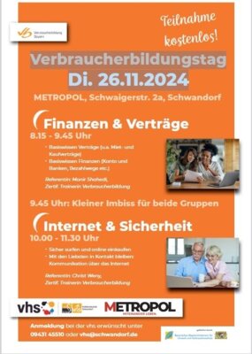 Meldung: Verbraucherbildungstag Dienstag 26.11.2024