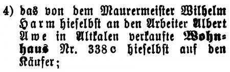 Annonce vom 5.6.1898
