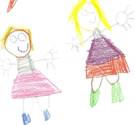 Kinder, gemalt von Selina Kinder, gemalt von Selina