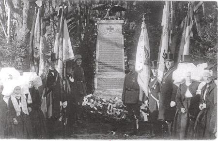 Einweihung Kriegerdenkmal Fehrow 1924