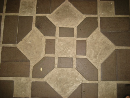 Fußbodenmosaik