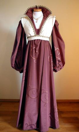 Mittelalterkleid braun