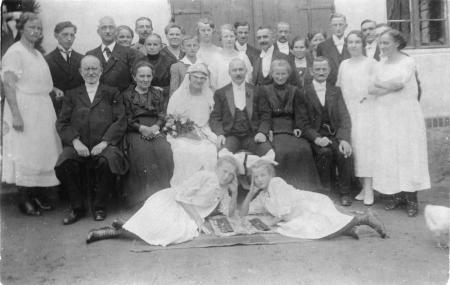 Hochzeitsfoto einer Tochter von Agnes und Eduard Materne