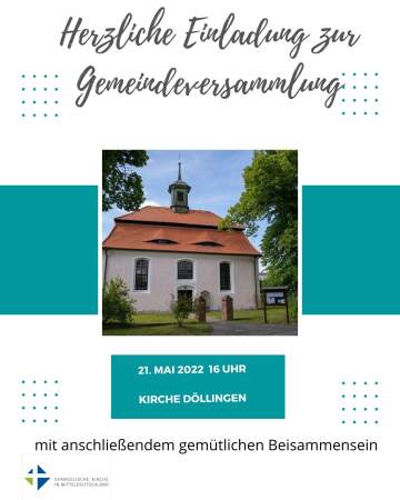 Gemeindeversammlung Kirche Döllingen