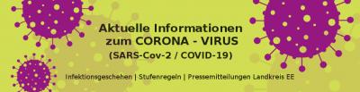 Banner Corona Virus Information (Bild vergrößern)