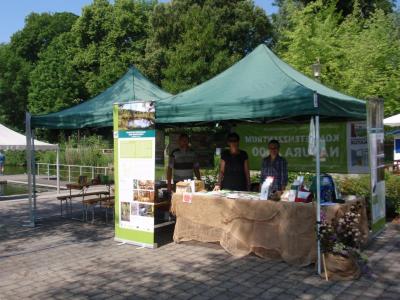 Info-Stand zur Kleinen Gartenschau in Oschatz 2016 (Bild vergrößern)