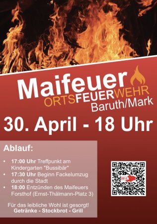 Maifeuer und Fakelumzug 2025 - Ortsfeuerwehr Baruth/Mark - Baruth/Mark