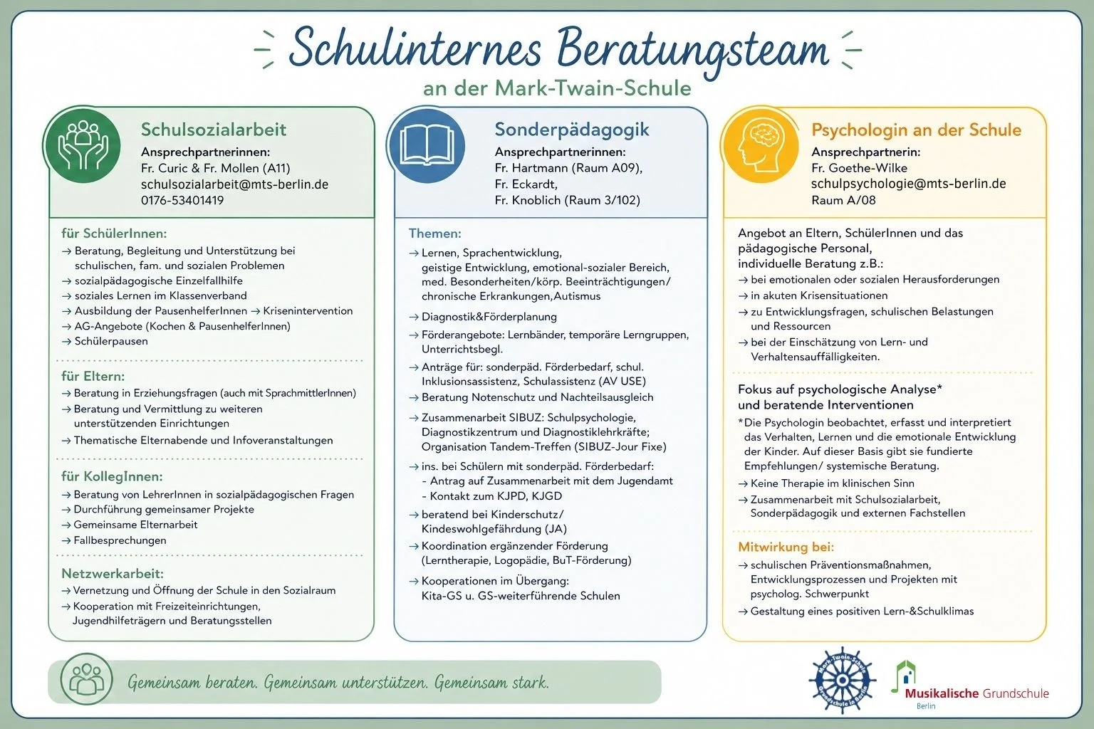 Schulinternes Beratungsteam