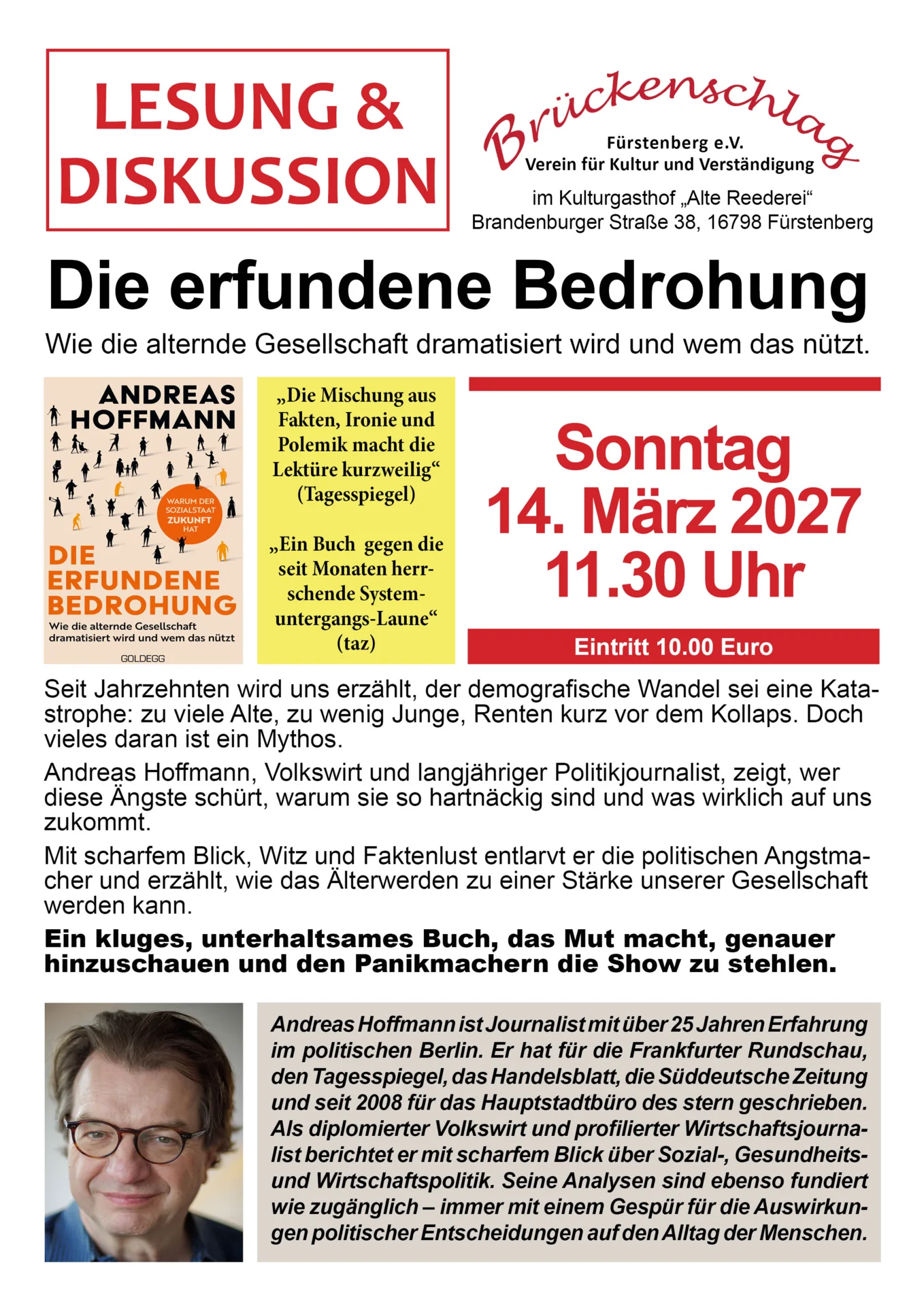 Lesung und Diskussion