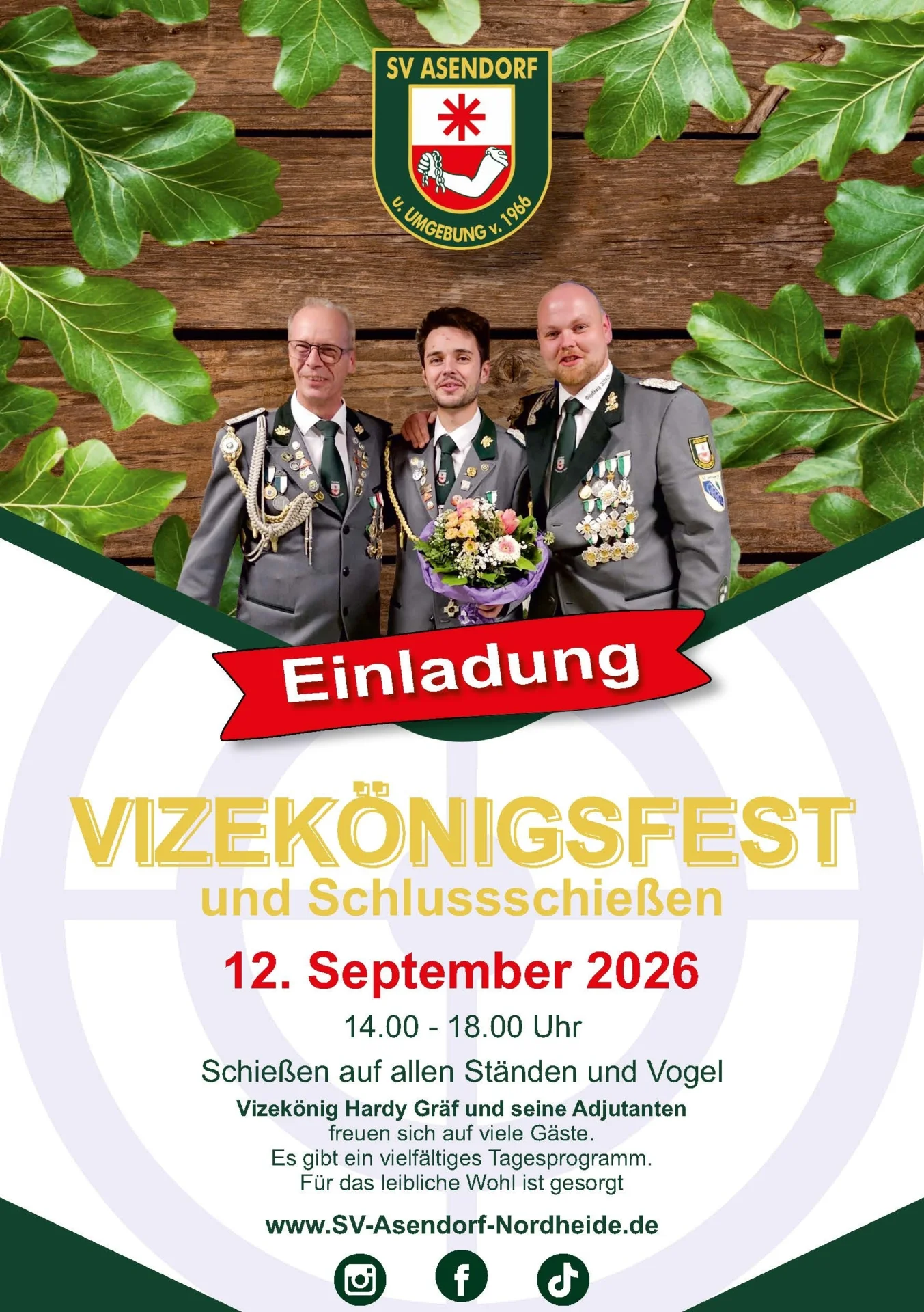 Einladung Schlussschießen 2026 Eiche neu