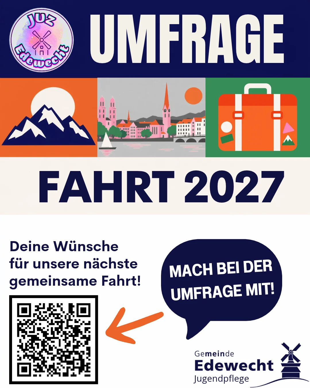 Link auf die Umfrage für die Fahrt 2027
