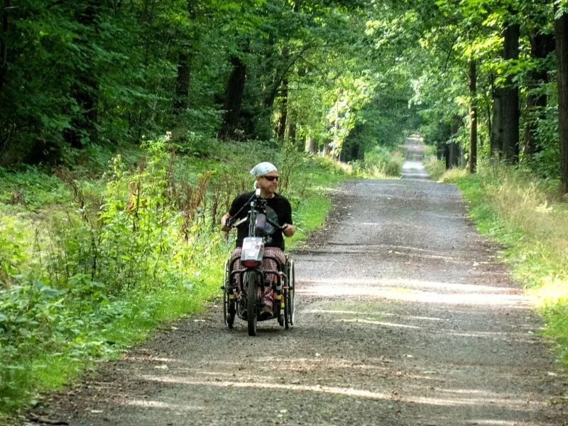 Natur genießen - auch mit Handicap (Foto: Naturschutzzentrum Zittauer Gebirge)