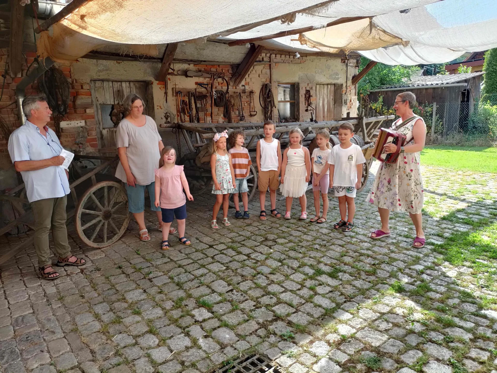 Besuch der Montessori-Kinder
