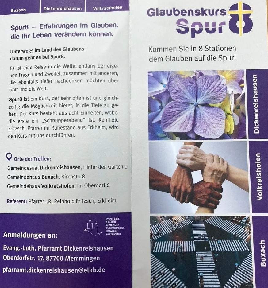 Glaubenskurs Spur 8
