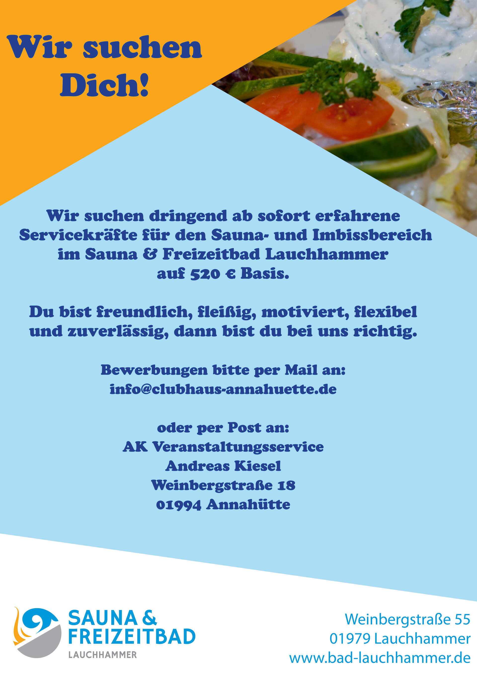 Anzeige Gastronomie