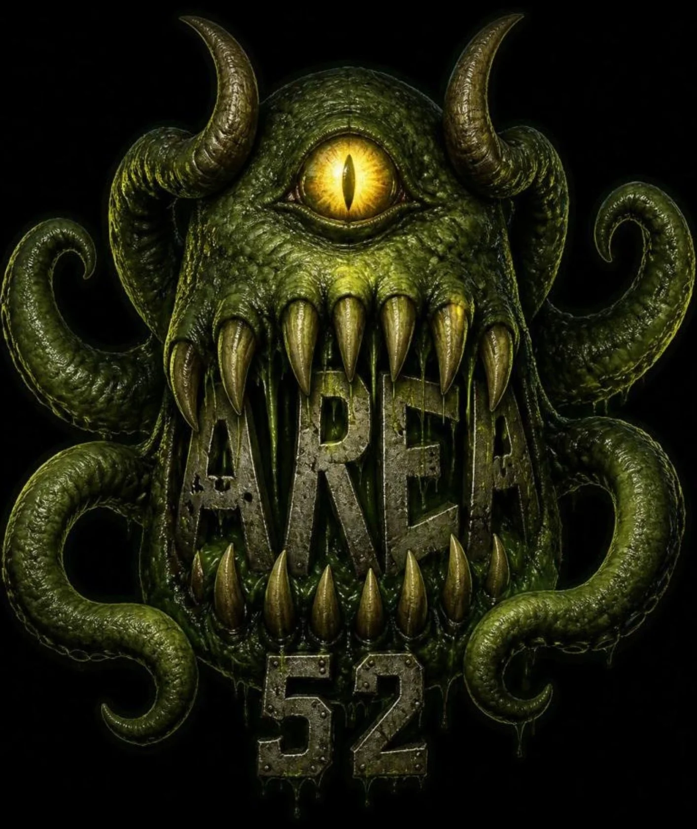 ein gezeichneter Alien