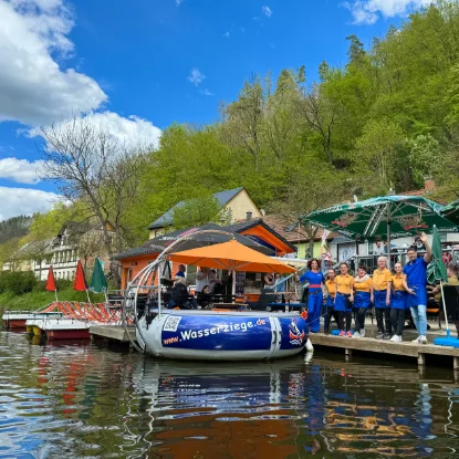 Wasserziege Eiscafe Pizza Bootsverleih Ziegenrück