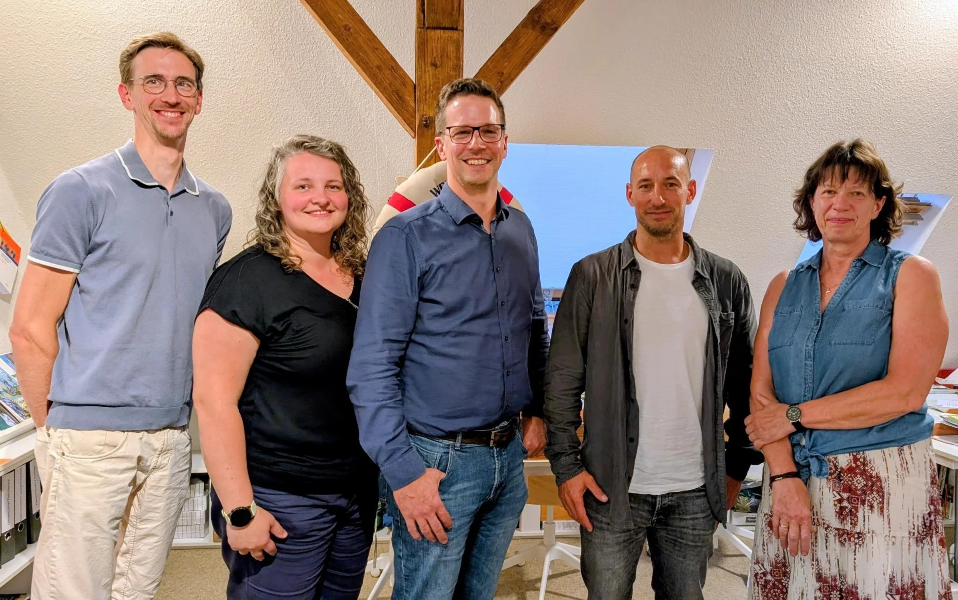 Der neue Vorstand des Moorriemer Schulvereins