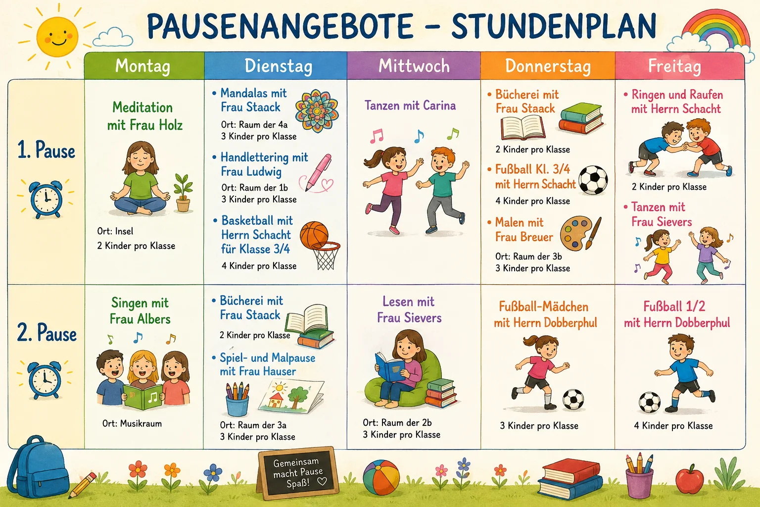 Unsere Pausenangebote