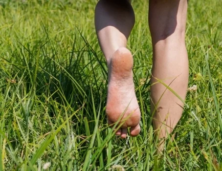 Laufen im Gras