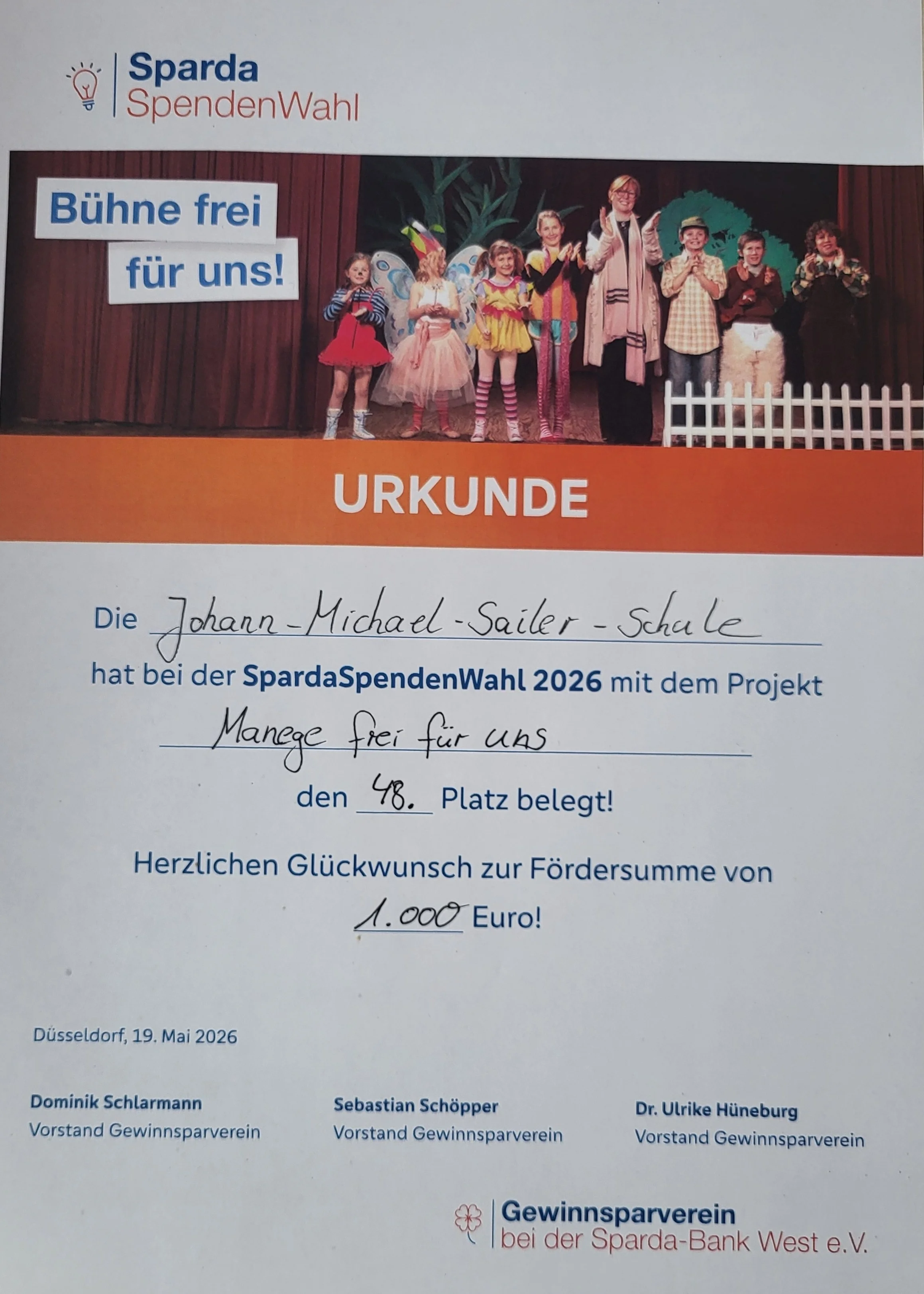 Sparda-Spenden-Wahl