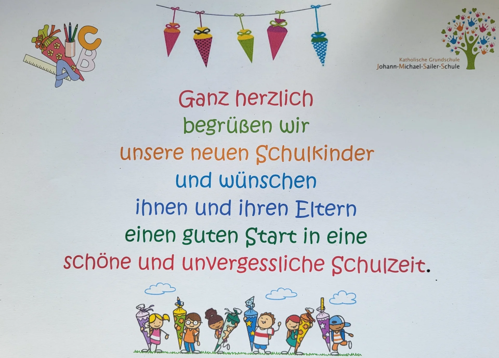 Begrüßung Einschulung