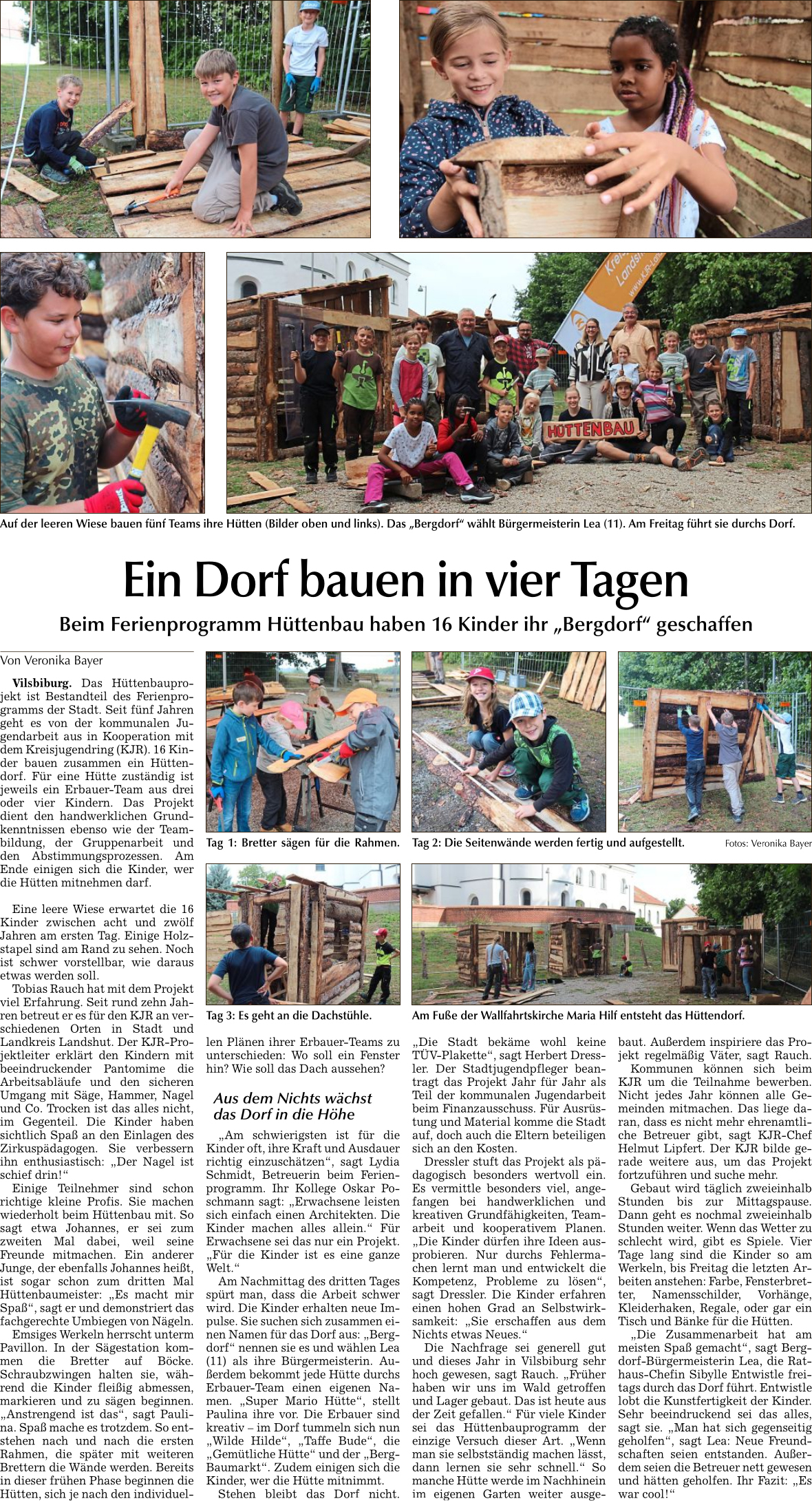 Dorf in vier Tagen bauen