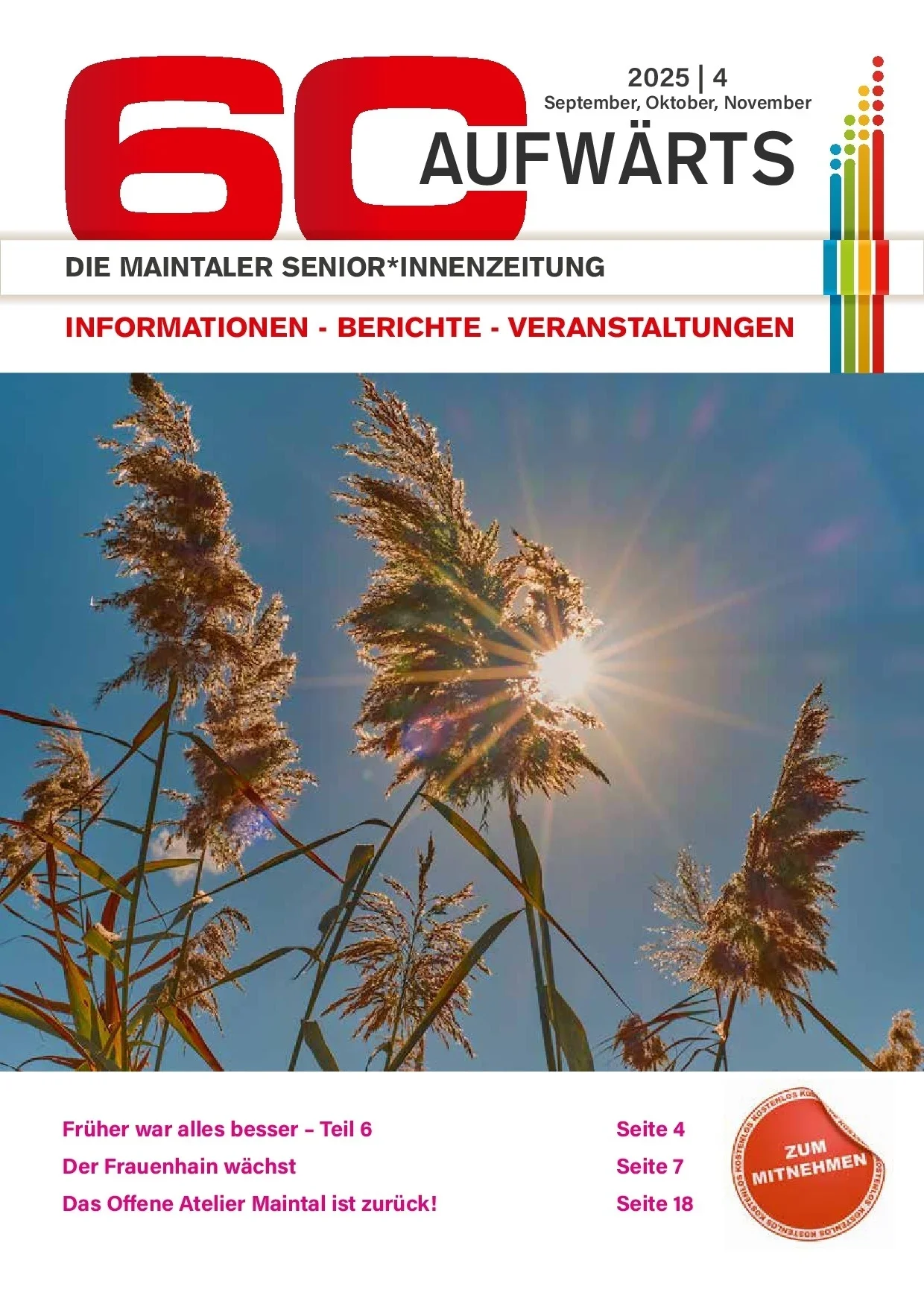 Bild zeigt "60 Aufwärts" Ausgabe 25/4