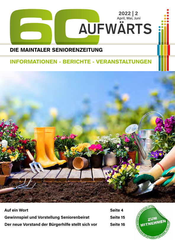 Bild zeigt Cover der 60 Aufwärts 2/2022