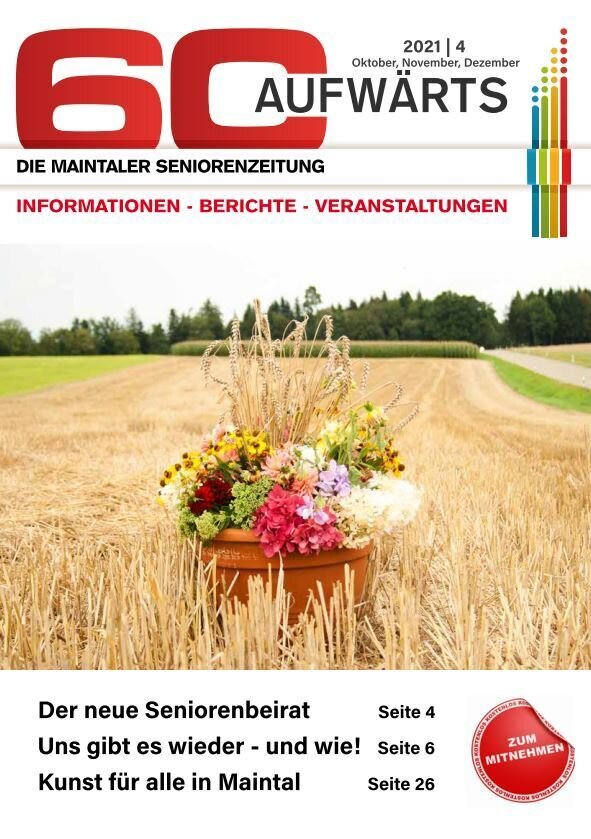 Bild zeigt Cover der 60 Aufwärts 4/2021