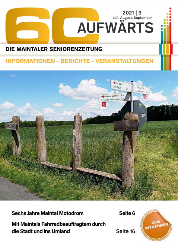 Bild zeigt Cover der 60 Auwärts 3/2021