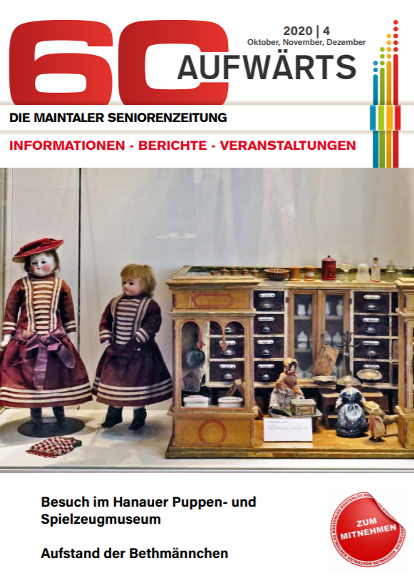 Bild zeigt Cover der 60 Aufwärts 4/2020