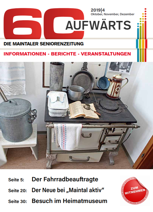 Bild zeigt Cover der 60 Aufwärts 4/2019