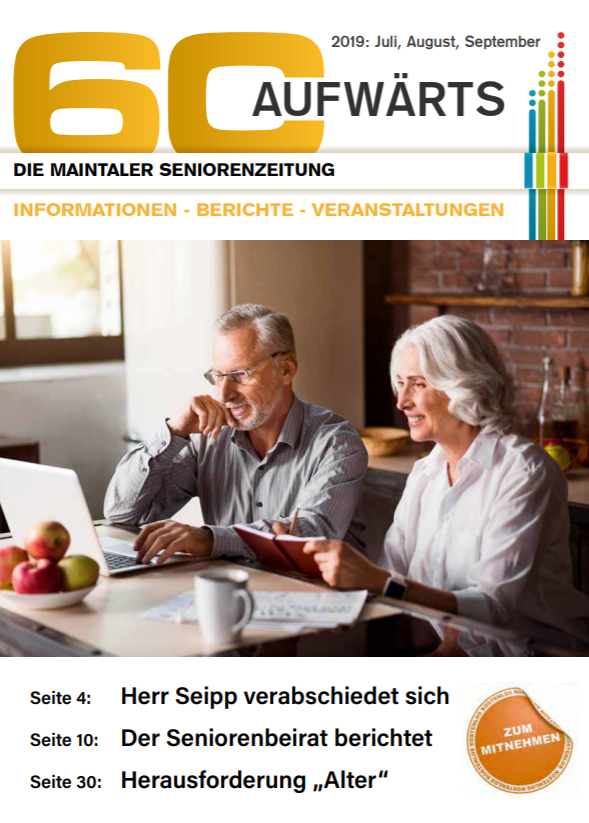 Bild zeigt Cover der 60 Aufwärts 3/2019