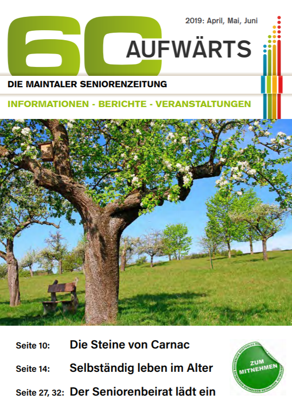Bild zeigt Cover der 60 Aufwärts 2/2019