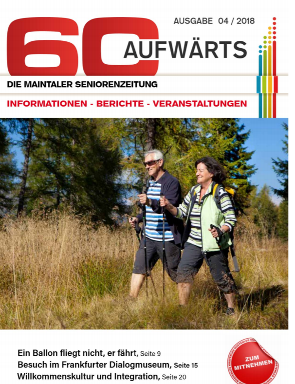 Bild zeigt Cover der 60 Aufwärts 4/2018