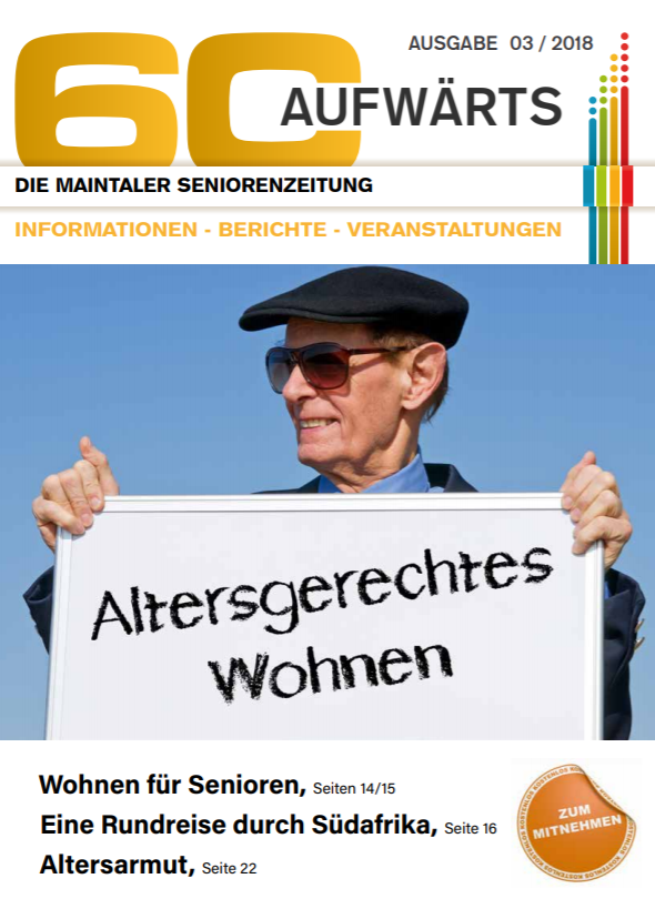 Bild zeigt Cover der 60 Aufwärts 3/2018