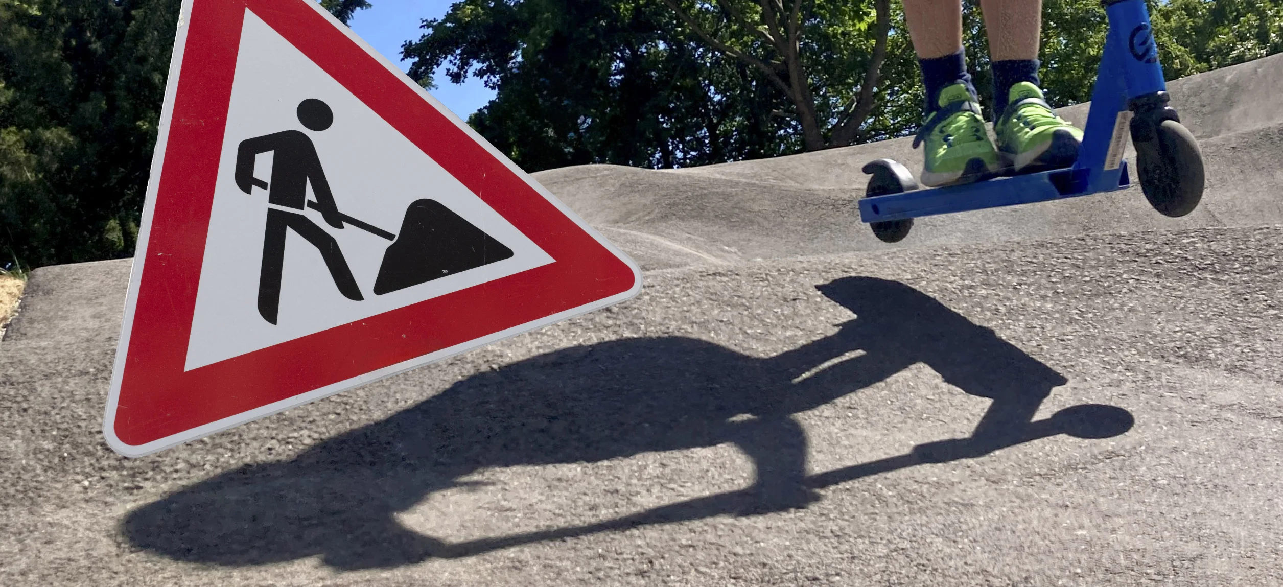 Pumptrack Baustelle