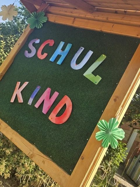 Schulkind-Begrüßungstafel