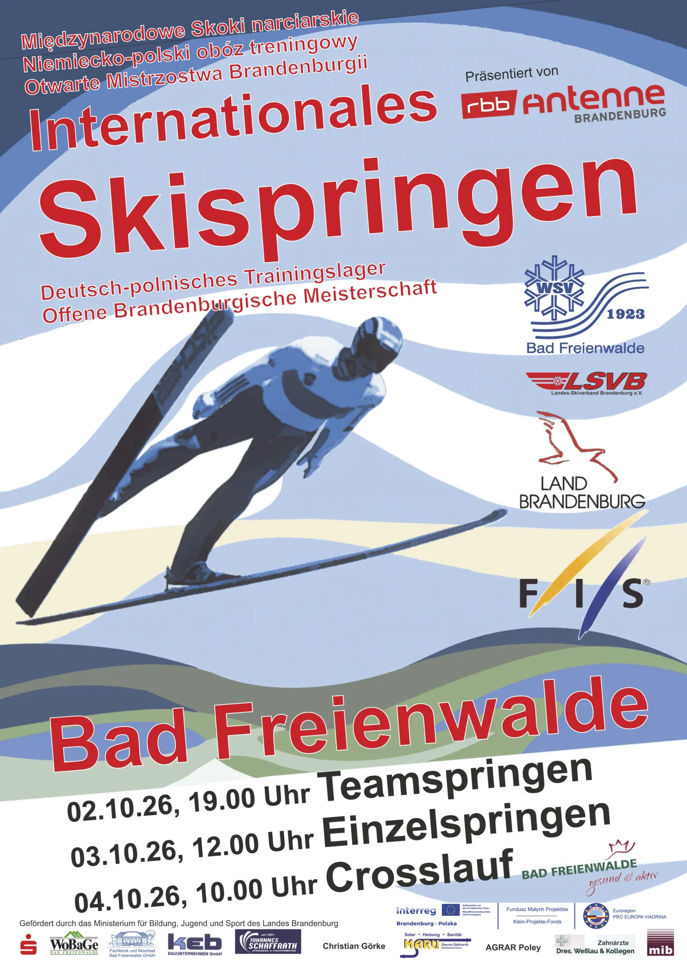 Internationales Skispringen