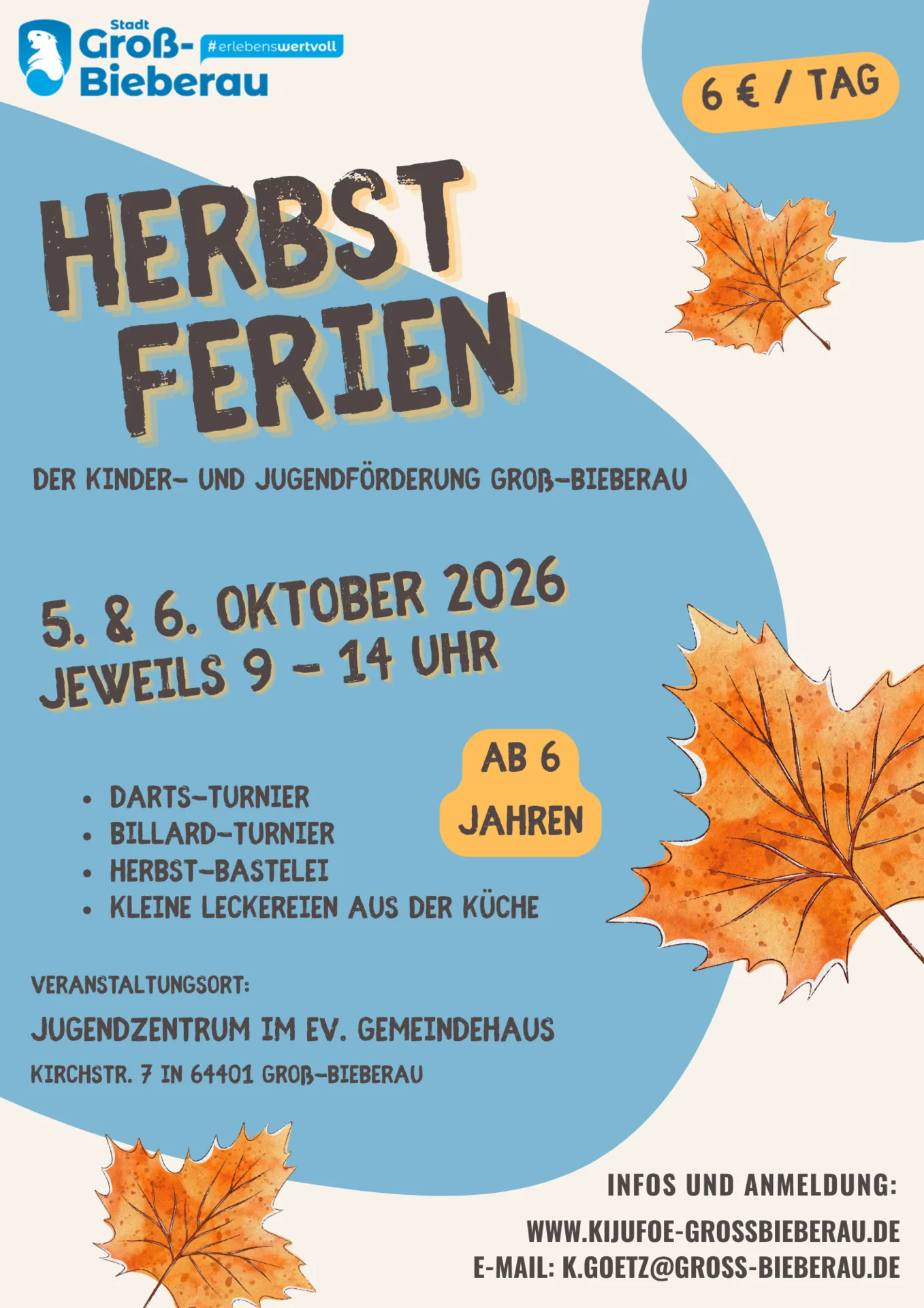 Herbstferien 2026