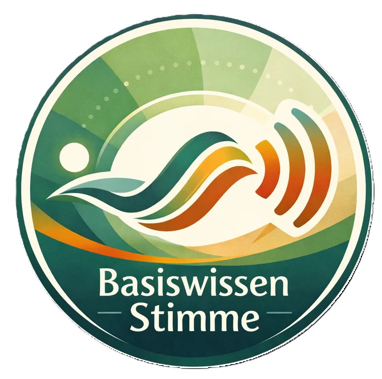 Logo Basiswissen Stimme. Eigentum der Stimm- & Sprachwerkstatt Sabrina Rheindorf