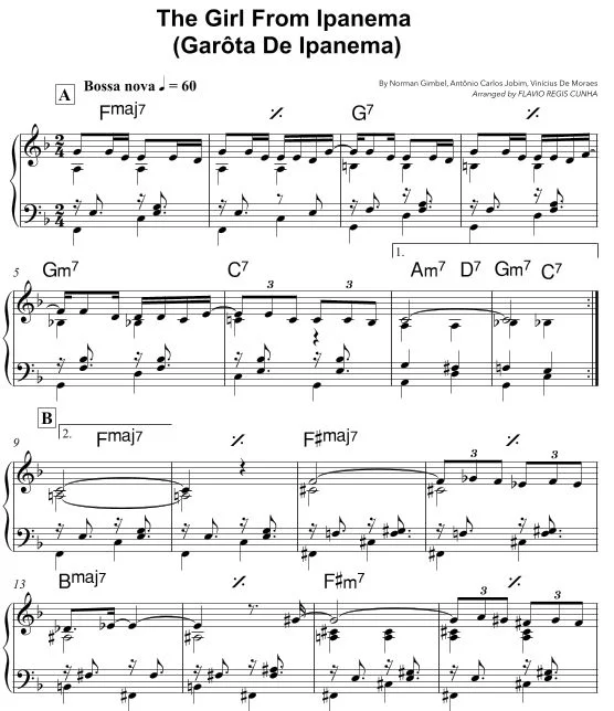 Rhythm - Bossa-Nova-Girl from Ipanema--
