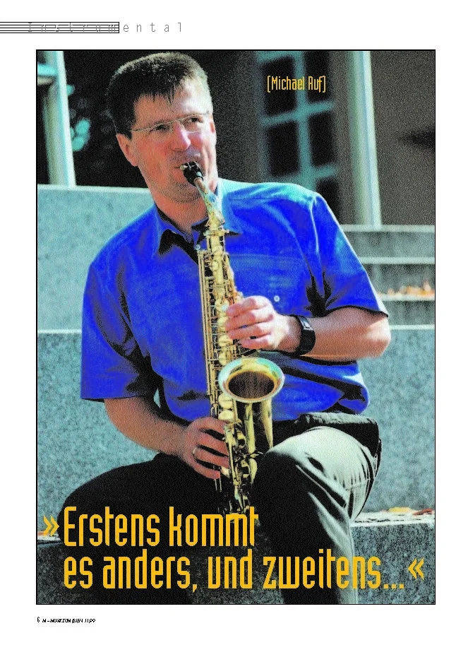 Beim Interview in MUSIK ZUM LESEN Ausgabe 11/1999