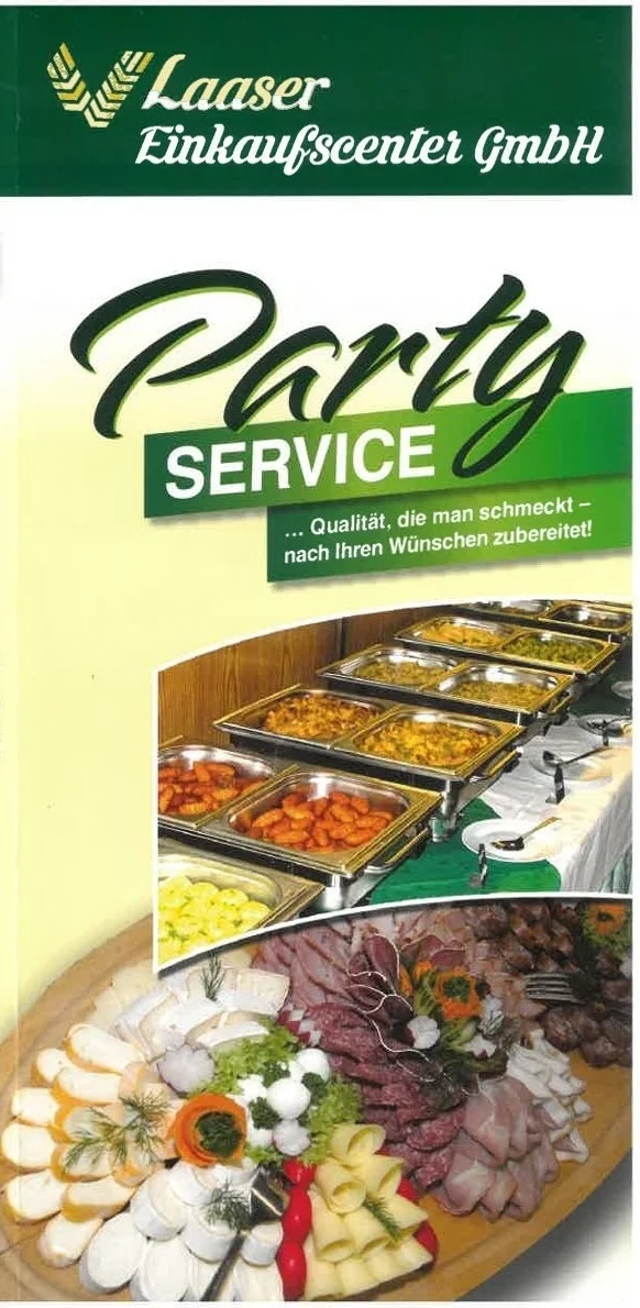 Catering Flyer außen 1. Seite