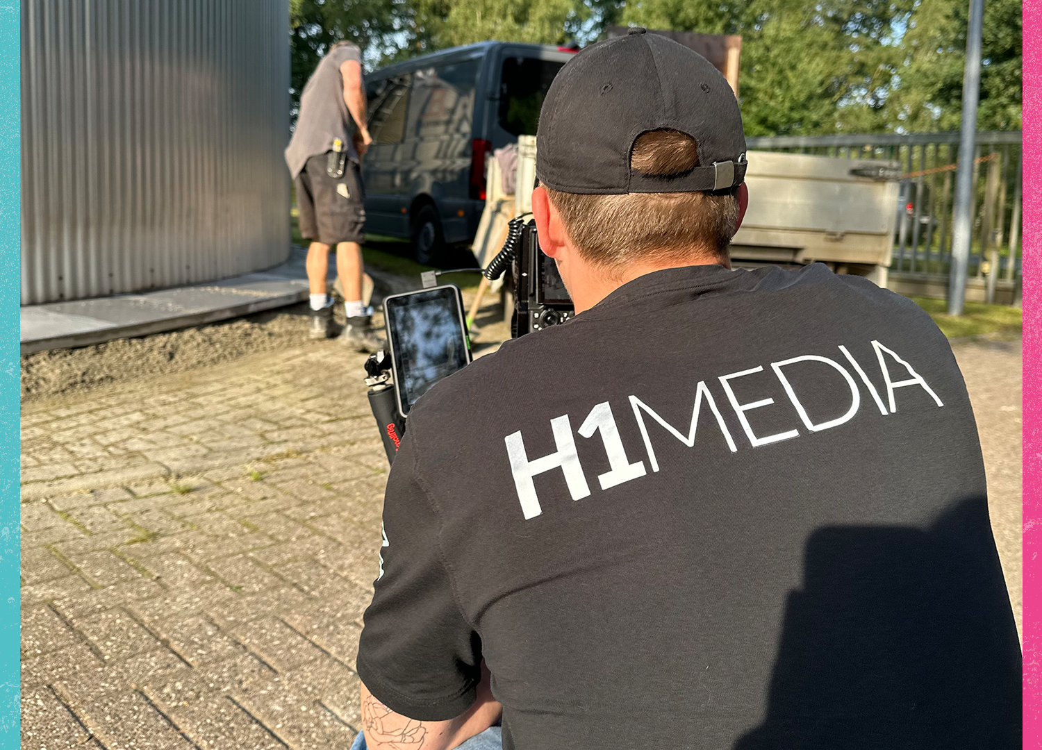 H1 Media beim Dreh