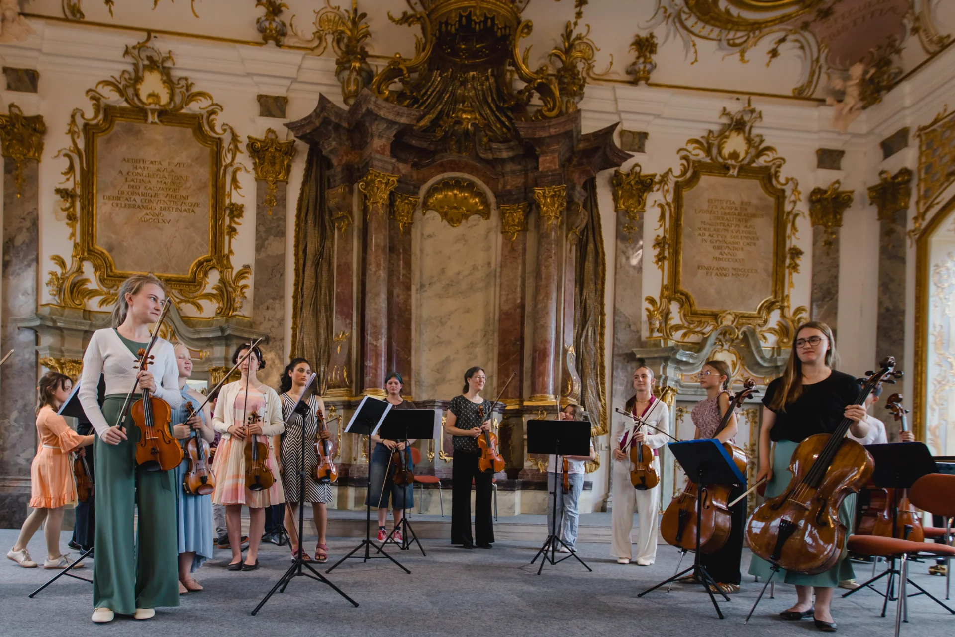 Vivio Streichorchester beim Festkonzert im Kleinen Goldenen Saal in Augsburg am 6.September 2026